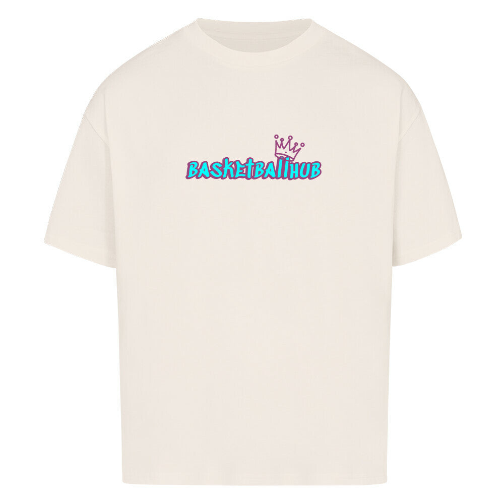 Oversized Basketball T-Shirt Basketballhub Natural Raw 100% Baumwolle