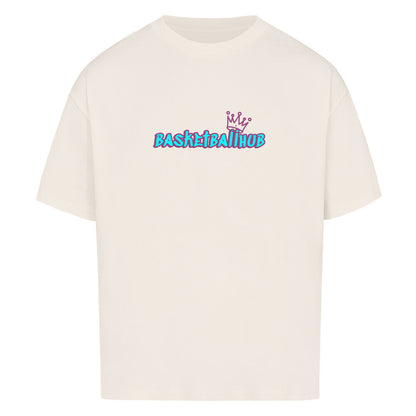 Oversized Basketball T-Shirt Basketballhub Natural Raw 100% Baumwolle