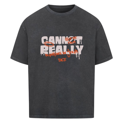 Oversized Basketball T-Shirt You Cannot Washed Schwarz 100% Premium Baumwolle