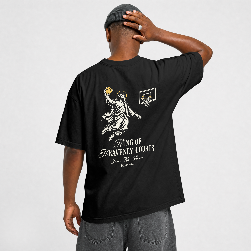 King of Heavenly Courts Oversized Shirt | Premium Baumwolle