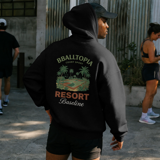 Court Sport Oversized Hoodie | Premium Cotton