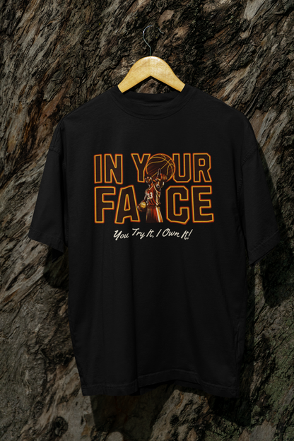 In Your Face Oversized T-Shirt | Premium Cotton