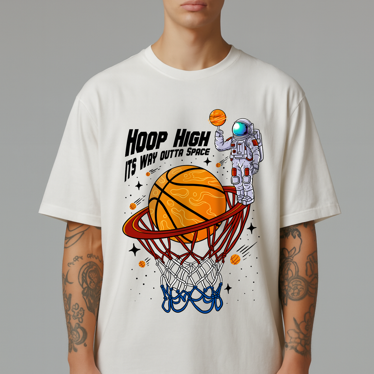 Hoop High Oversized T-Shirt | Premium Cotton