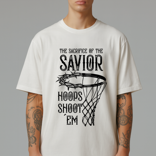 The Sacrifice Basketball - Oversized T-Shirt | Premium Cotton