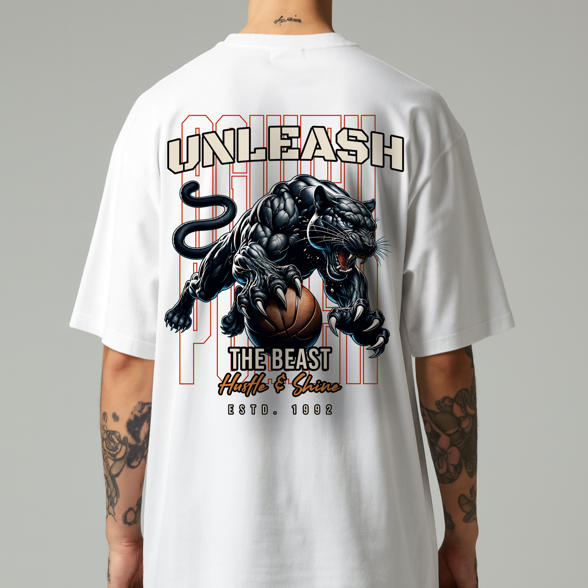 Unleash the Beast Oversized T-shirt | Premium Cotton